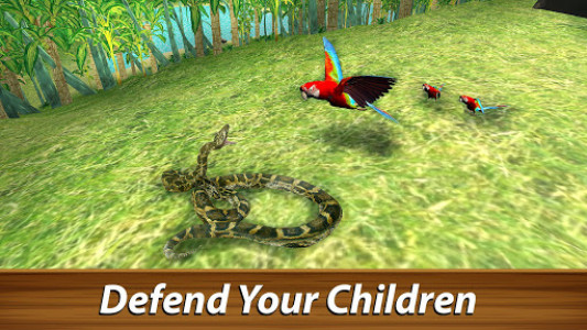 اسکرین شات بازی 🐦 Wild Parrot Survival - jungle bird simulator! 8