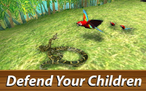 اسکرین شات بازی 🐦 Wild Parrot Survival - jungle bird simulator! 4