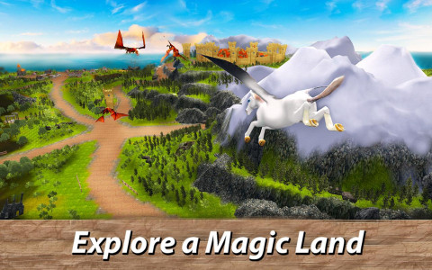 اسکرین شات بازی 🦄🌈❤️ Pegasus Simulator: Flying 🐎 Horse Survival 2