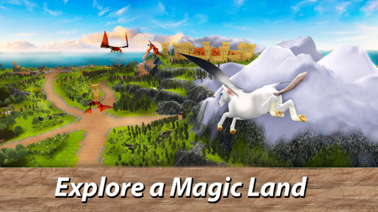 اسکرین شات بازی 🦄🌈❤️ Pegasus Simulator: Flying 🐎 Horse Survival 7
