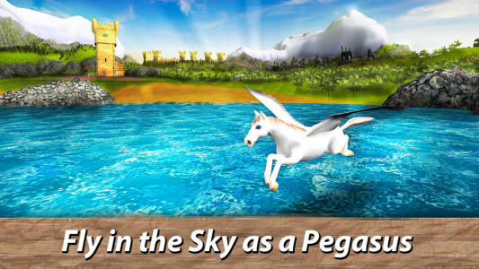 اسکرین شات بازی 🦄🌈❤️ Pegasus Simulator: Flying 🐎 Horse Survival 6