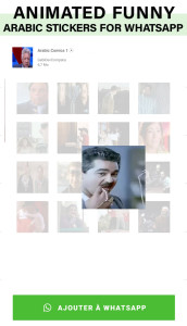 اسکرین شات 5 برنامه Animated funny Arabic stickers