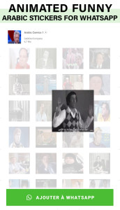 اسکرین شات 3 برنامه Animated funny Arabic stickers