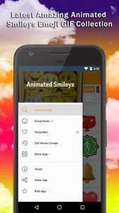 اسکرین شات برنامه Animated Smileys Emoji 1