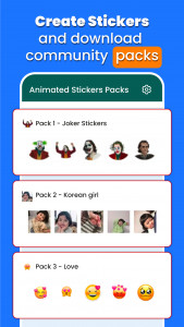 اسکرین شات برنامه Animated Stickers Maker & GIF 2