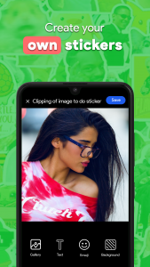 اسکرین شات 4 برنامه Animated Stickers Maker & GIF