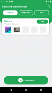اسکرین شات برنامه Animated Stickers Maker & GIF 2