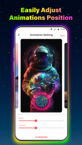 اسکرین شات 5 برنامه Fingerprint: Live Animation
