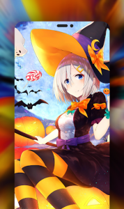 اسکرین شات برنامه Anime Halloween Wallpaper 5