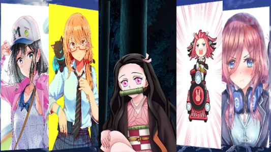 اسکرین شات برنامه +1M Anime wallpaper and background 4