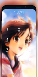 اسکرین شات برنامه Top Anime Lock Screen Wallpapers HD 3