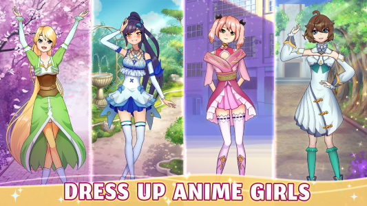 اسکرین شات بازی Anime Moe Girls Dress Up Games 6