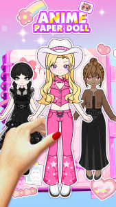 اسکرین شات بازی Anime Paper Doll DIY: Dress Up 1