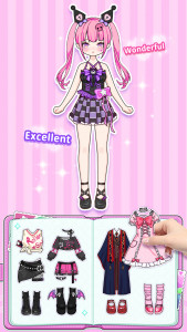 اسکرین شات بازی Anime Paper Doll DIY: Dress Up 3