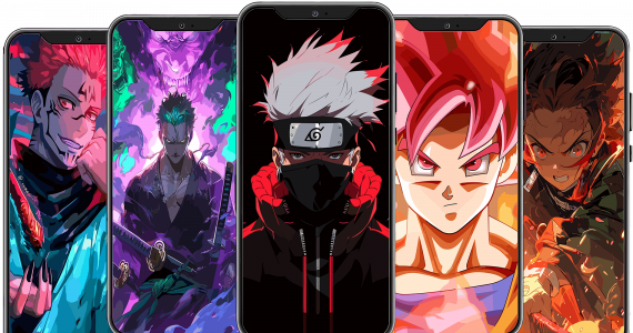 اسکرین شات 2 برنامه Anime Wallpaper