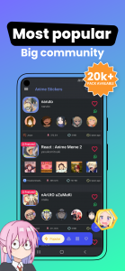 اسکرین شات برنامه +999K Anime Stickers WASticker 4