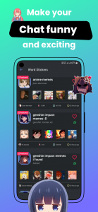 اسکرین شات برنامه +999K Anime Stickers WASticker 5