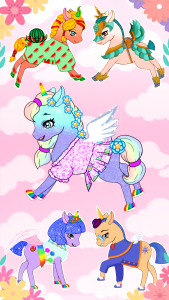 اسکرین شات 4 بازی Chibi Unicorn Games for Girls