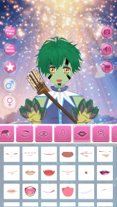 اسکرین شات بازی Anime Avatar - Face Maker 2