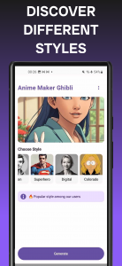 اسکرین شات 4 برنامه Ghibli Anime Maker: AI Image