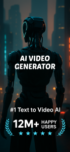 اسکرین شات 1 برنامه AI Video Generator - AIVIDO