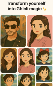 اسکرین شات 1 برنامه Ghibli Anime Maker: AI Image