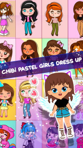 اسکرین شات 1 برنامه DIY Paper Doll Dressup Girls