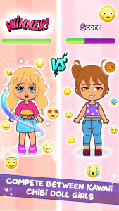 اسکرین شات 7 برنامه DIY Paper Doll Dressup Girls