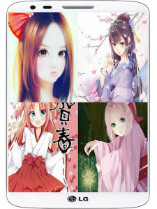 اسکرین شات برنامه Anime Girls Wallpaper HD 8