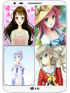 اسکرین شات برنامه Anime Girls Wallpaper HD 6