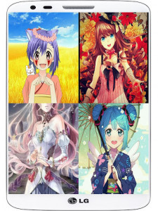 اسکرین شات برنامه Anime Girls Wallpaper HD 1