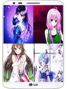 اسکرین شات برنامه Anime Girls Wallpaper HD 5