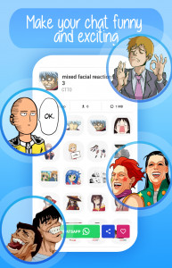اسکرین شات برنامه Anime Stickers for WhatsApp 6