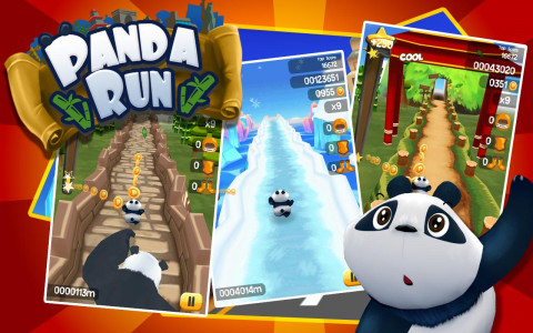 اسکرین شات بازی Panda Run 3