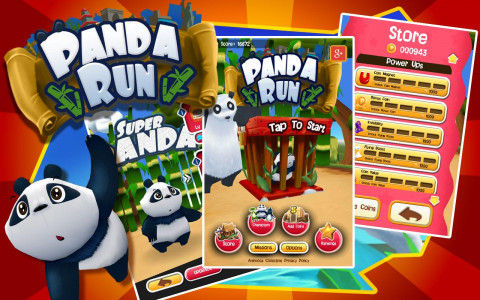 اسکرین شات بازی Panda Run 4