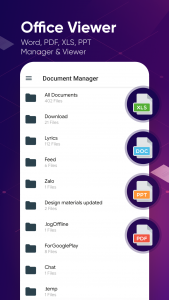 اسکرین شات برنامه All Document Reader: Word, PDF 1