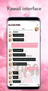 اسکرین شات بازی Blackpink Chat! Messenger Simulator 3