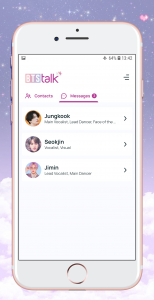 اسکرین شات بازی BTS Chat! Messenger(simulator) 2