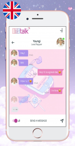 اسکرین شات 3 بازی BTS Chat! Messenger(simulator)