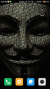 اسکرین شات برنامه Anonymous Wallpaper 3