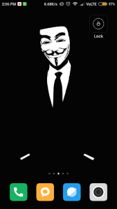 اسکرین شات برنامه Anonymous Wallpaper 5