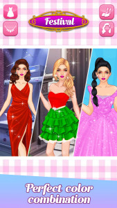 اسکرین شات برنامه Dress Up Game 1