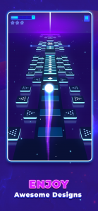 اسکرین شات 4 بازی Jump Ball: Tiles and Beats