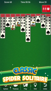 اسکرین شات 1 بازی Spider Solitaire