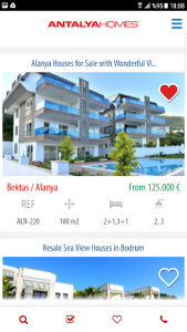 اسکرین شات برنامه Antalya Homes Real Estate 3
