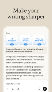 اسکرین شات 5 برنامه Claude by Anthropic