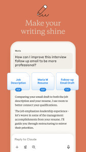 اسکرین شات 3 برنامه Claude by Anthropic