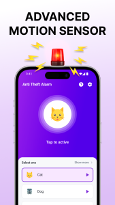 اسکرین شات 3 برنامه Don't Touch Phone: Anti theft