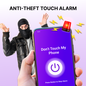 اسکرین شات 1 برنامه Don't Touch Phone: Anti theft