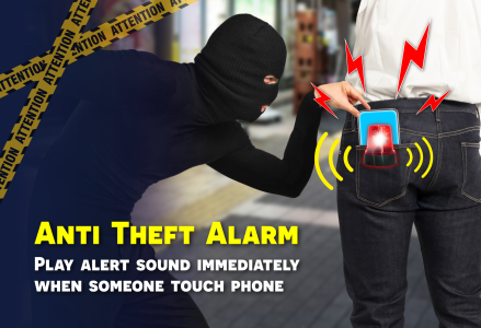 اسکرین شات 1 برنامه Anti Theft: Don't touch phone